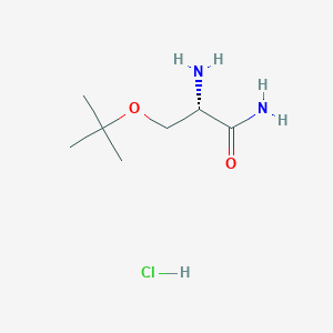 H-Ser(tBu)-NH₂·HCl CAS 323587-47-9 Clorhidrato de O-tert-butil-L-serinamida para síntesis de péptidos